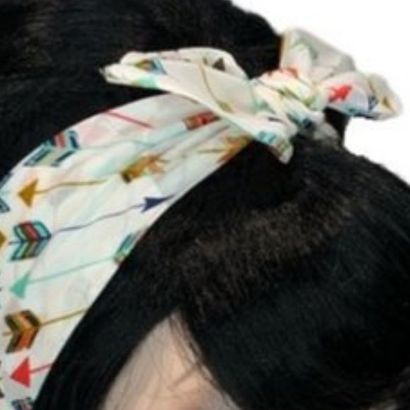 Bohemian Chic Colorful Arrow Bandana Tie Headband - Picture 10 of 13